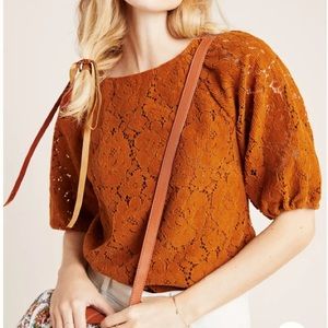 Anthropologie Dolan Norah Corduroy Floral Shirt